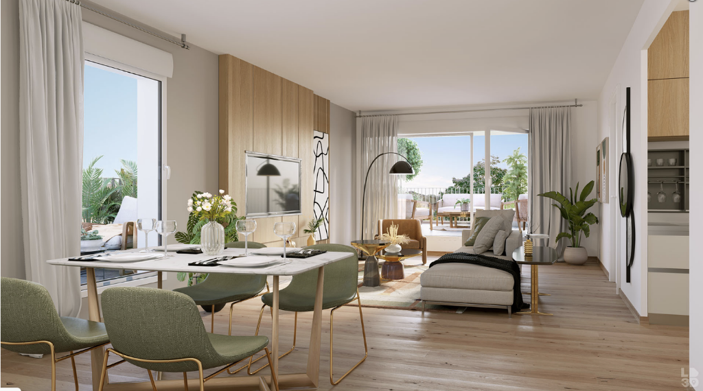 Vente appartement 59000 Lille - PENTHOUSE T4 Lomme Bourg PINEL , 2 terrasses et 2 garages
