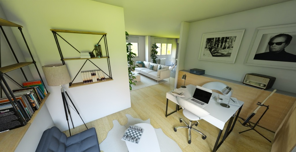 VILLENEUVE D'ASCQ -Appartement T4 avec Jardin + Atelier