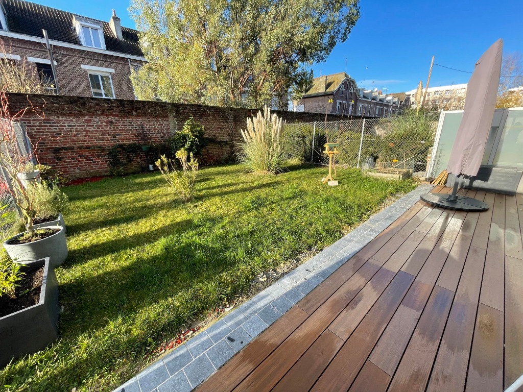 Vente appartement 59000 Lille - Euratechnologies - 3 chambres - jardin terrasse - 2 parking