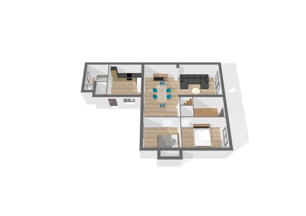Appartement T3 centre ville Wavrin A renover.