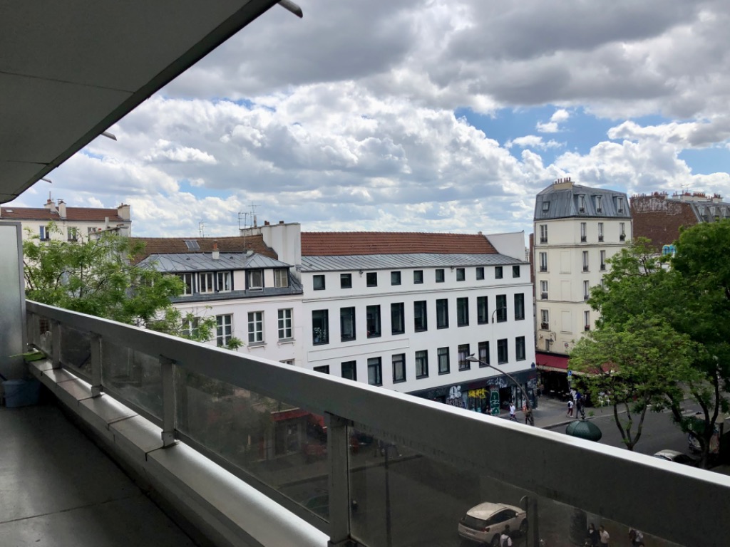 Vente appartement - Paris 19 - Belleville - 4 pièces avec balcon 