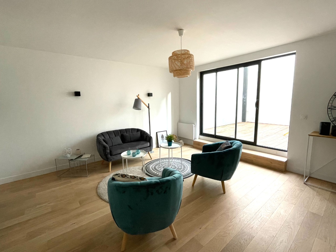 T3 en duplex avec cour
