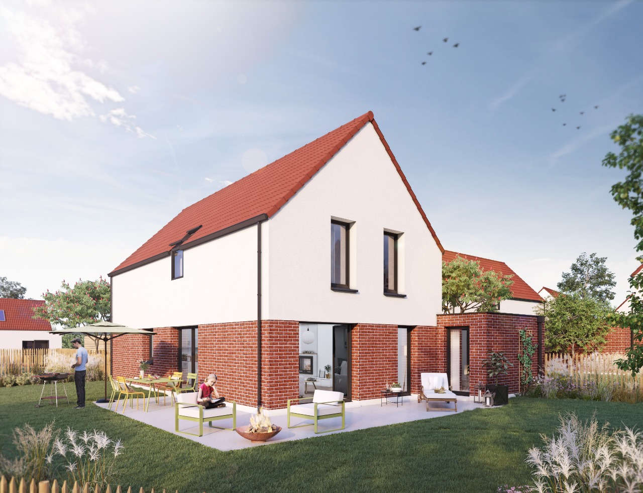 PROGRAMME NEUF HERLIES maison T5 semi-individuelle