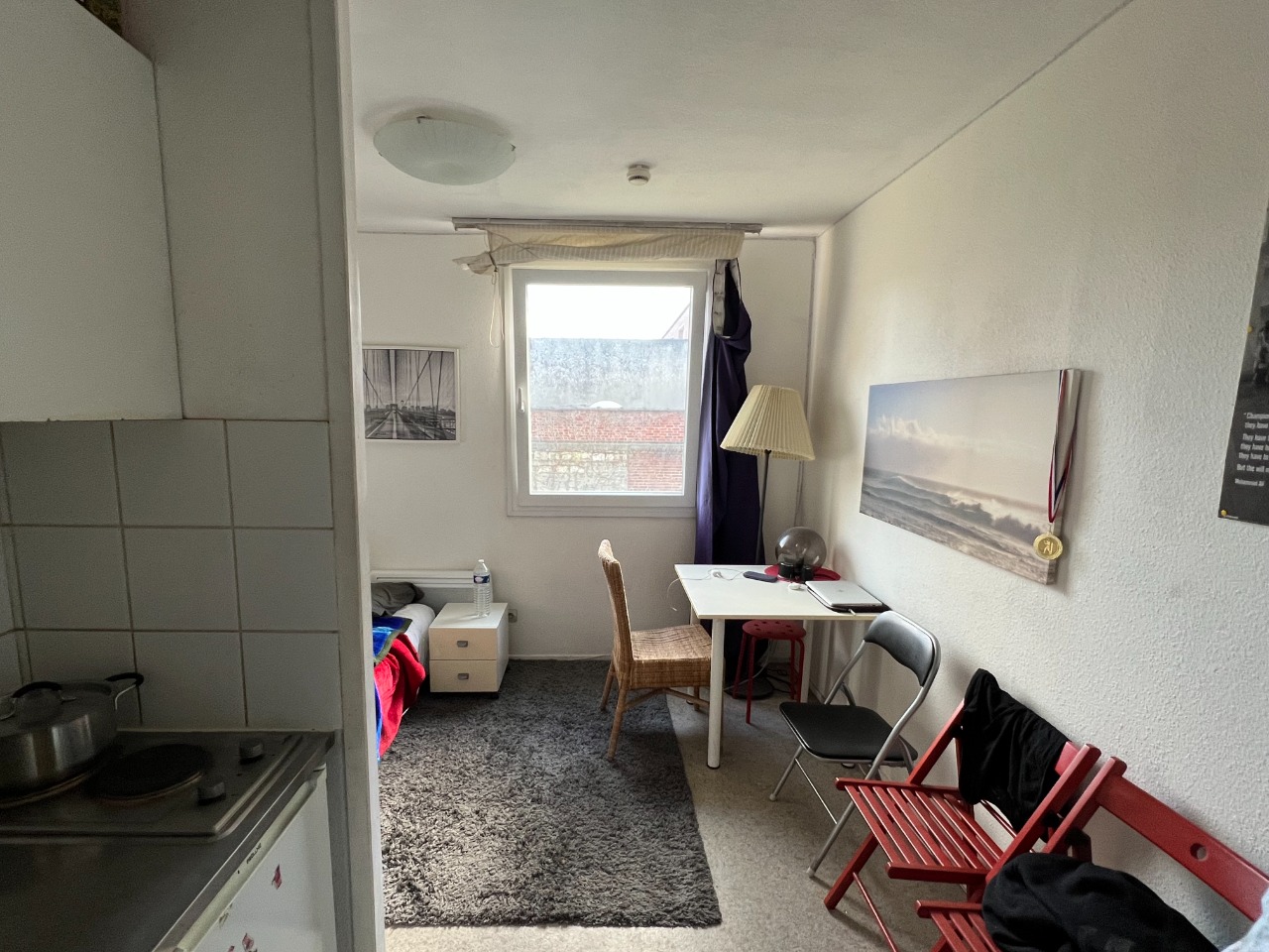 Vente appartement 59000 Lille - Studio Vendu Loué