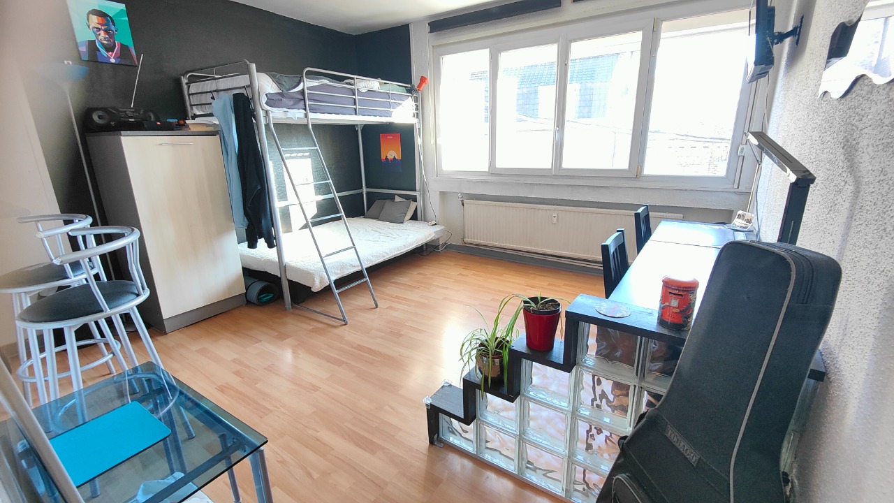 Vente appartement 59120 Loos - LOOS prox CHR BEAU STUDIO MEUBLE IDEAL INVESTISSEUR.