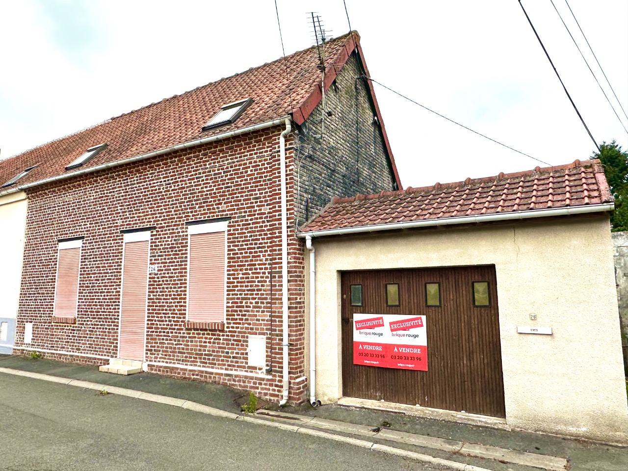 Vente maison 62260 Auchel - Semi plain-pied 3 chambres jardin garage