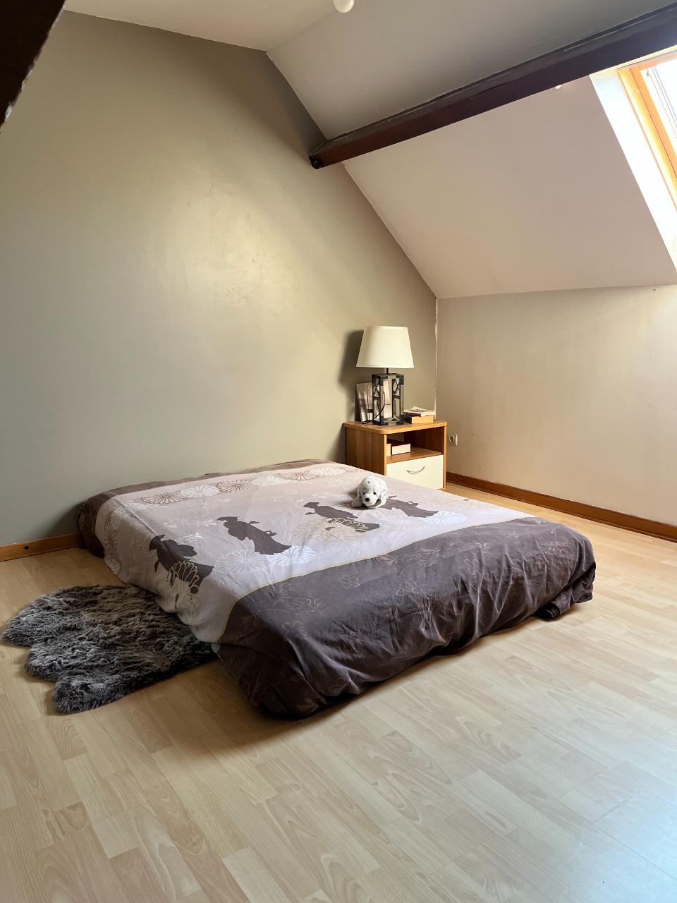 Flamande semi plain-pied individuelle vue sur champs 