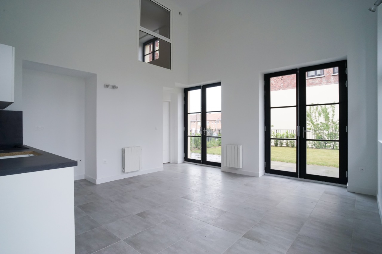 Vente appartement 59350 St andre lez lille - DUPLEX T3 EN REZ DE JARDIN ST ANDRE
