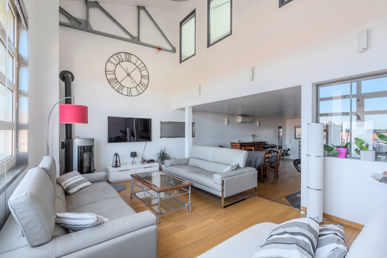 Vente appartement 59260 Hellemmes lille - LOFT Triplex - 4 Chambres 1 bureau  - une loggia de 28m²