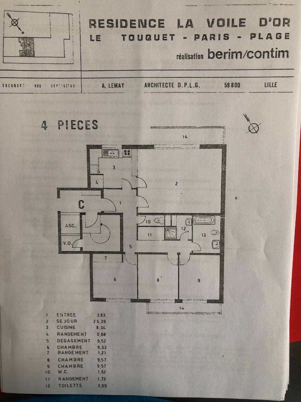 Appartement 3 chambres proche mer sur Le Touquet