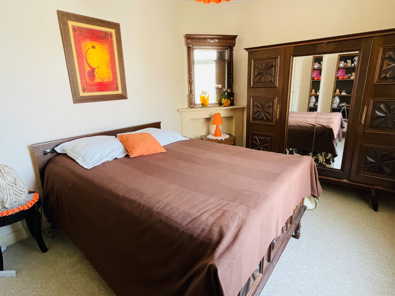 Jolie maison avec 3 chambres et  jardin 