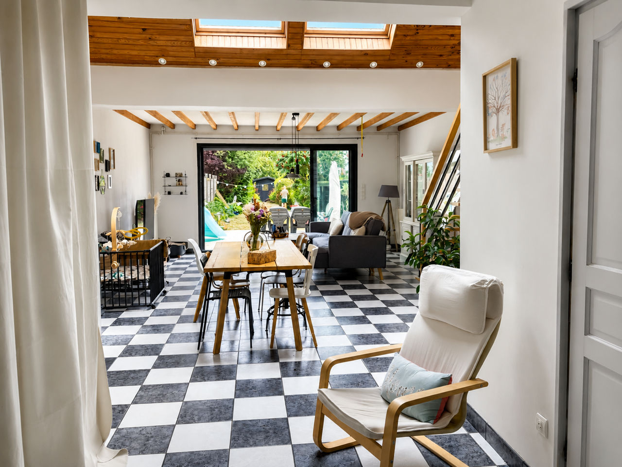 Maison 2 chambres bureaux jardin lumineuse RAIMBEAUCOURT 59283, prix 199 000 € (HAI) - Brique Rouge Immobilier — 9