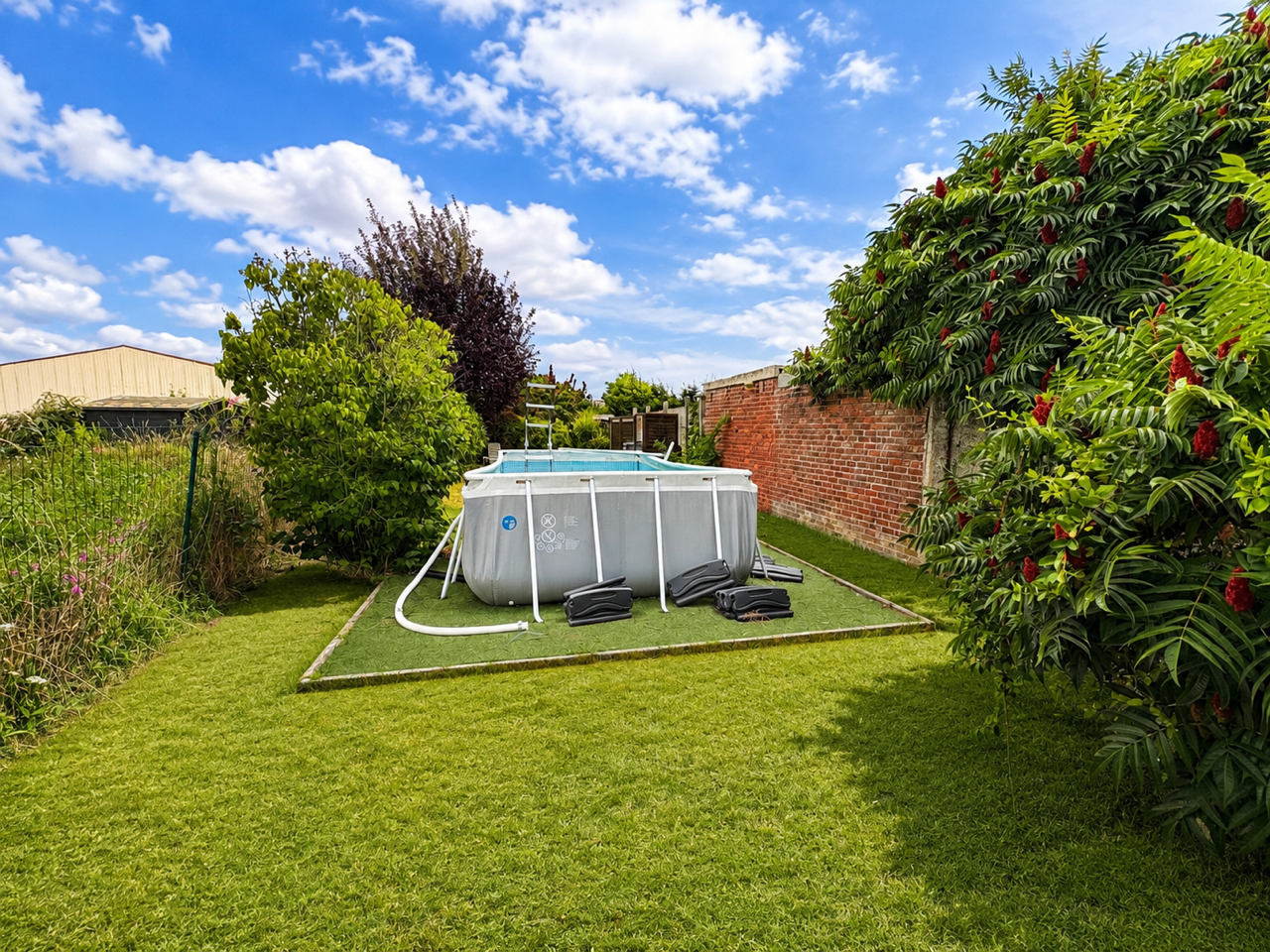 Maison 2 chambres bureaux jardin lumineuse RAIMBEAUCOURT 59283, prix 199 000 € (HAI) - Brique Rouge Immobilier — 10