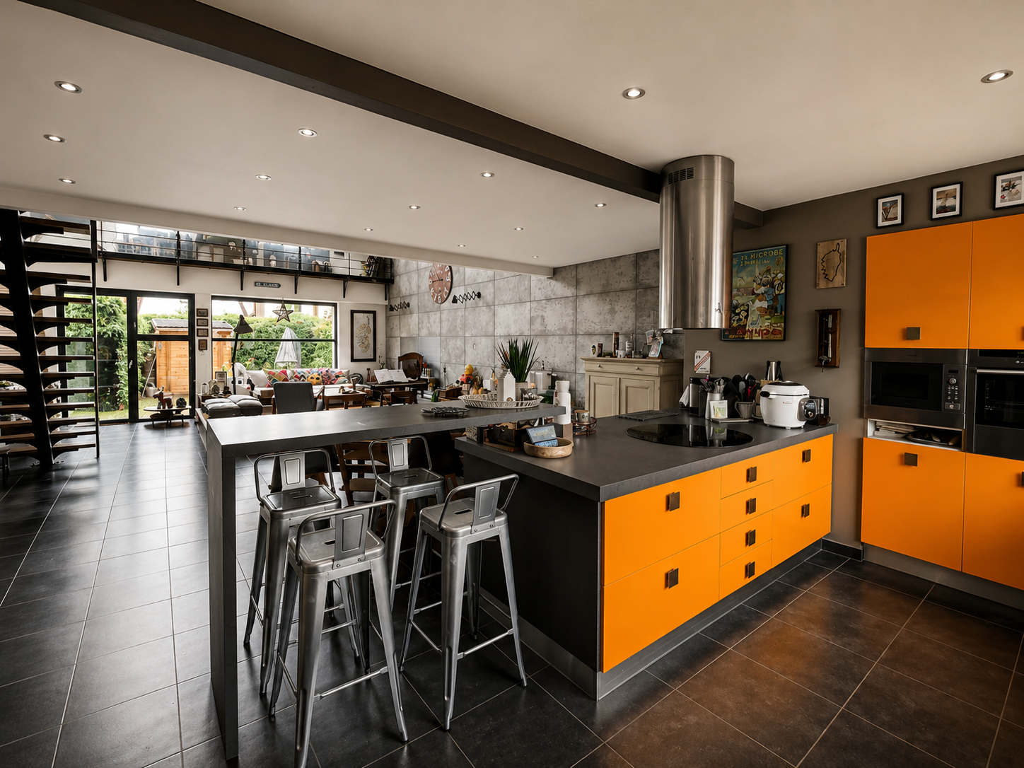 Maison semi indi. style LOFT 3chambres +exterieur+parking EMMERIN 59320, prix 349 500 € (HAI) - Brique Rouge Immobilier — 4
