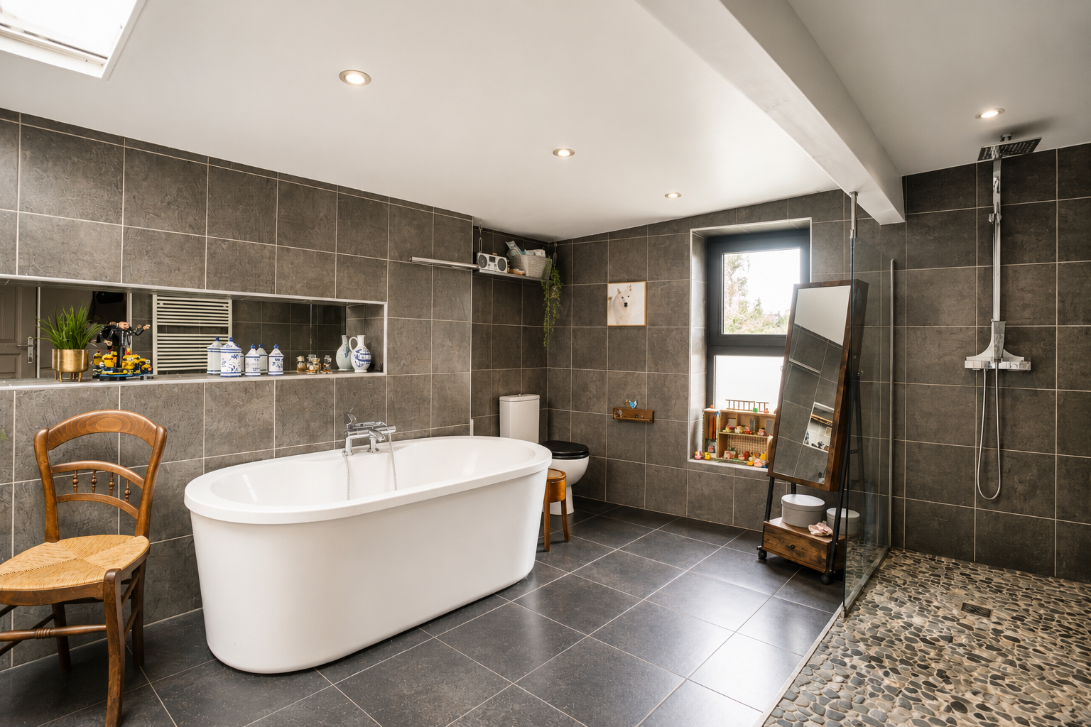 Maison semi indi. style LOFT 3chambres +exterieur+parking EMMERIN 59320, prix 349 500 € (HAI) - Brique Rouge Immobilier — 7