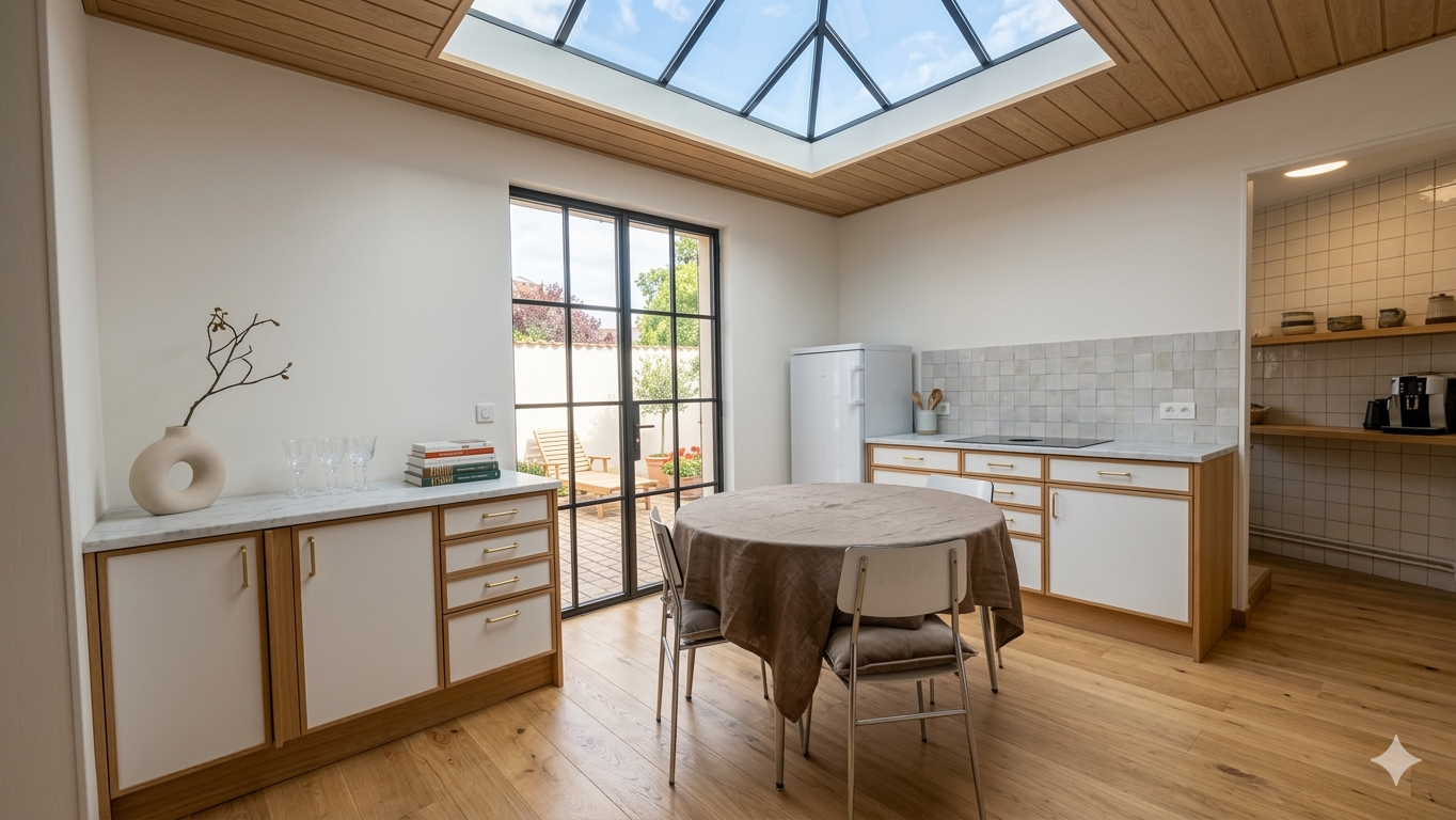 Maison de ville au fort potentiel   4 chambres grand garage Photo 5 - Le Lion Immobilier