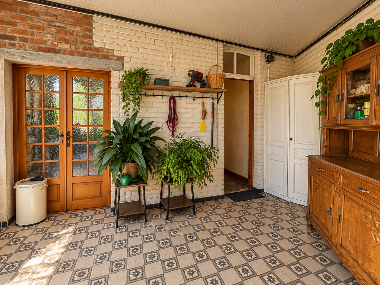 Maison 160m² 4 chambres 2 garages terrain constructible MONCHEAUX 59283, prix 299 000 € (HAI) - Brique Rouge Immobilier — 8