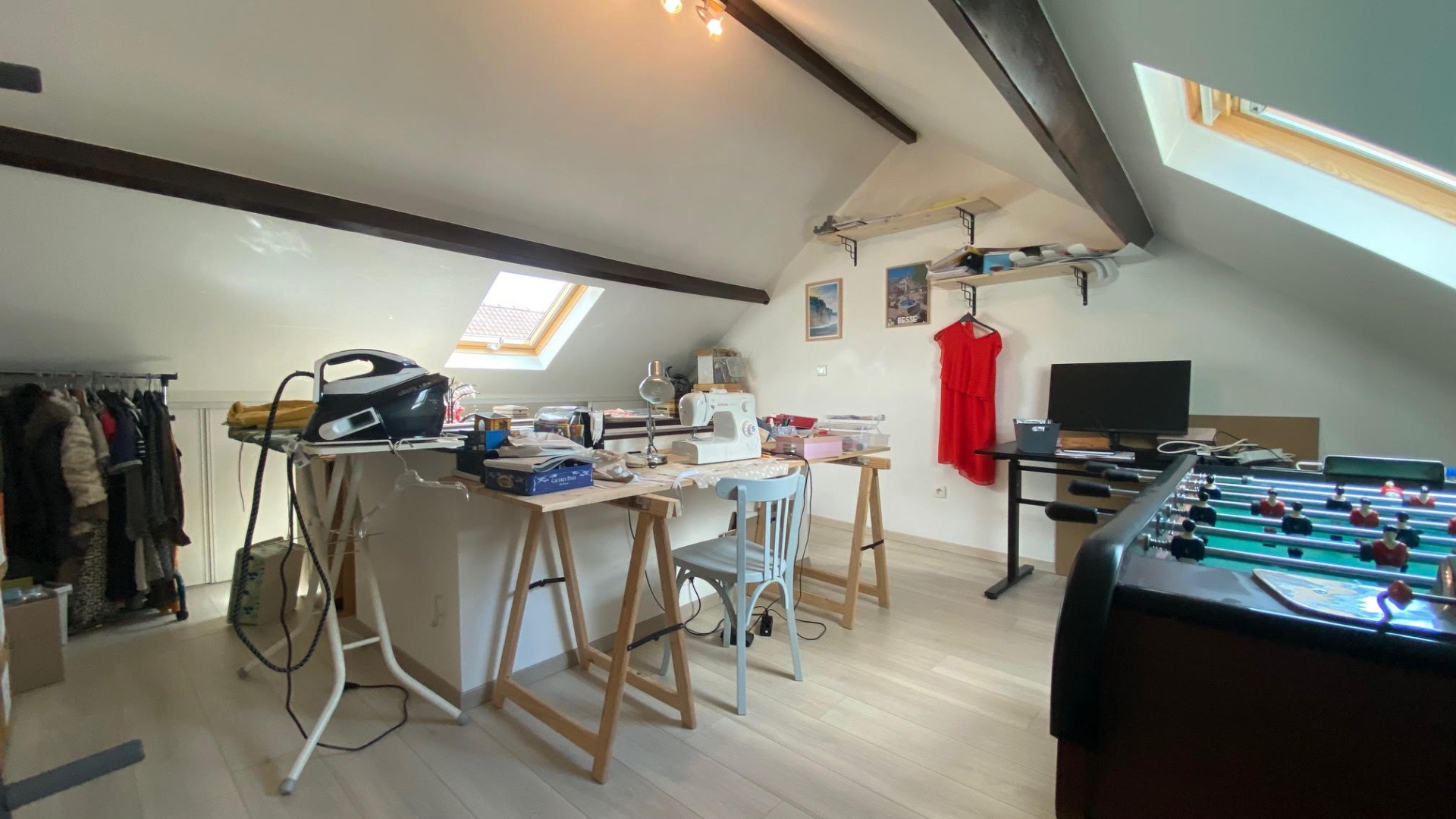 Maison 1930 rénovée 3 chambres - cour - terrasse aérée CARVIN 62220, prix 155 500 € (HAI) - Brique Rouge Immobilier — 6